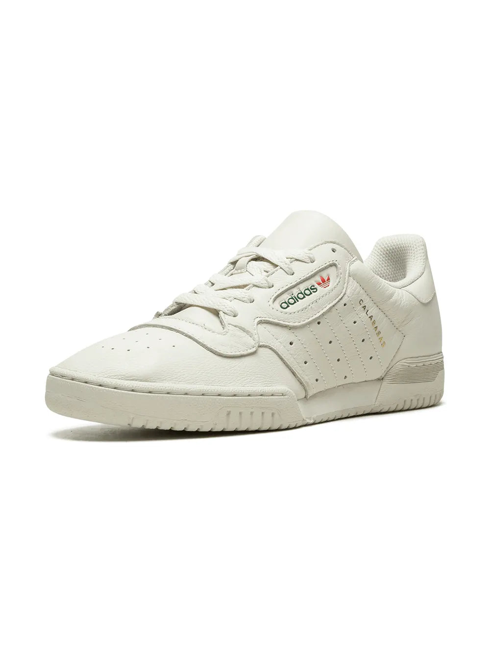 adidas Yeezy Powerphase Calabasas - Core White Sneakers — White — Size US M 3.5 - US W 5 — Top View