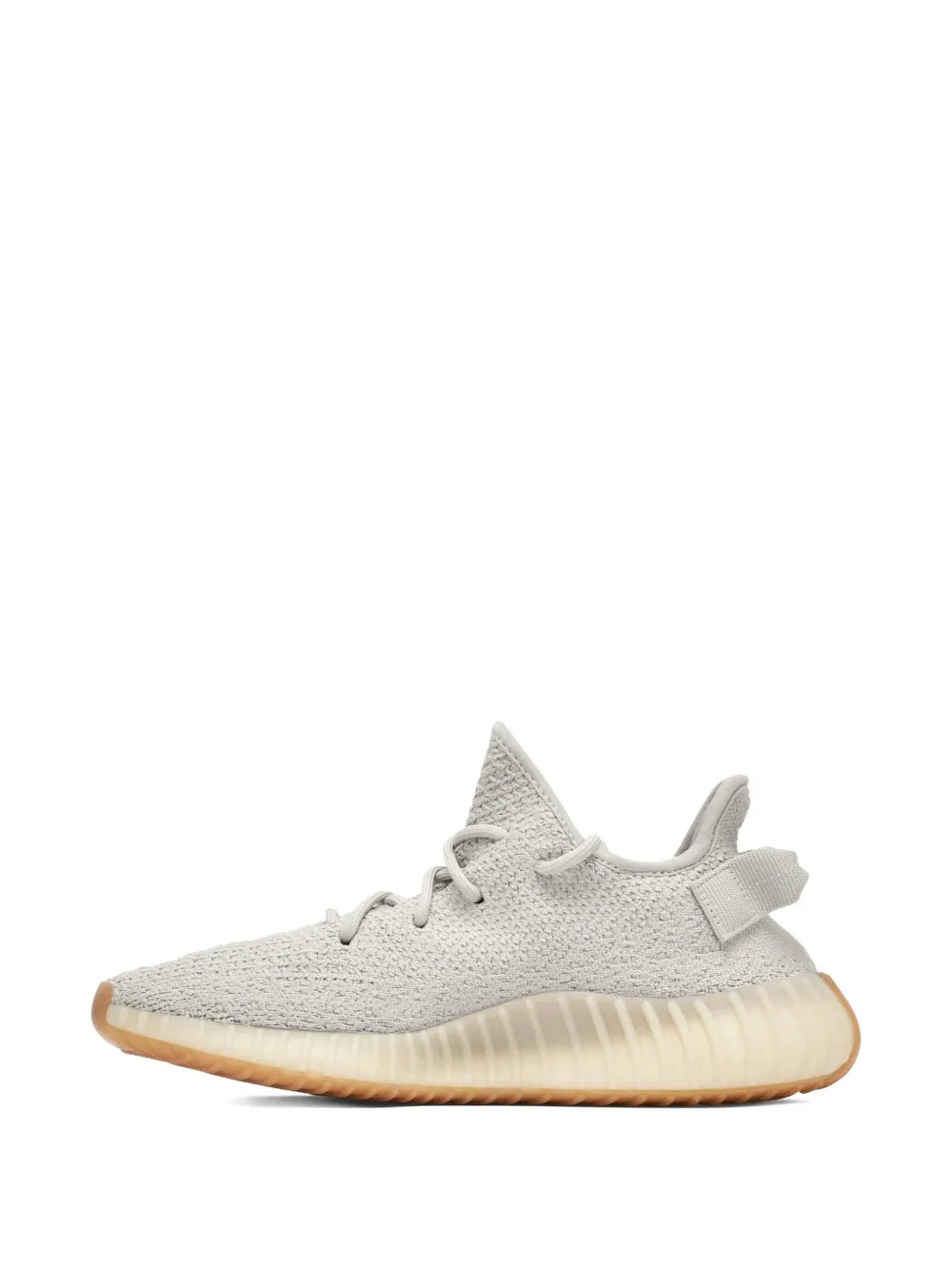 adidas Yeezy Boost 350 V2 Sesame Sneakers — Light Grey — Size US M 5.5 - US W 7 — Top View