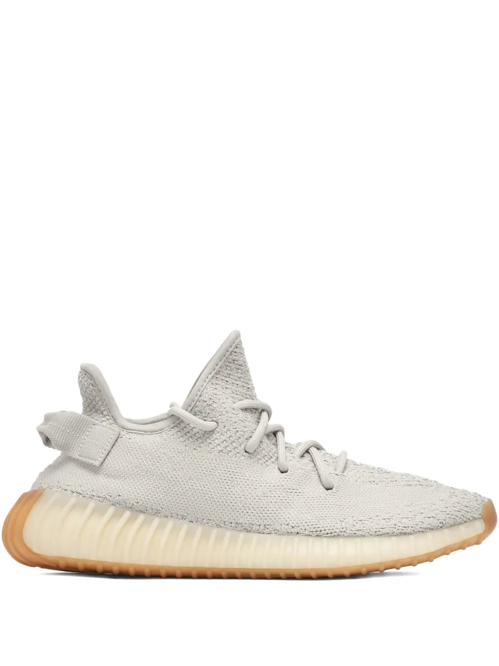 adidas Yeezy Boost 350 V2 Sesame Sneakers — Light Grey — Size US M 5.5 - US W 7 — Front View