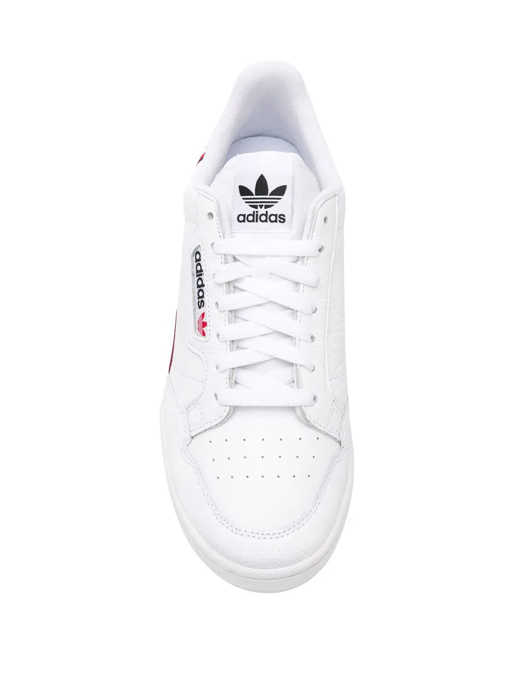 adidas Continental 80 Sneakers — White — Size US M 8.5 - US W 10 — Top View