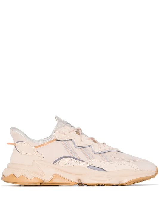 adidas Ozweego St. Pale Sneakers — Beige — Size US M 4.5 - US W 6 — Front View