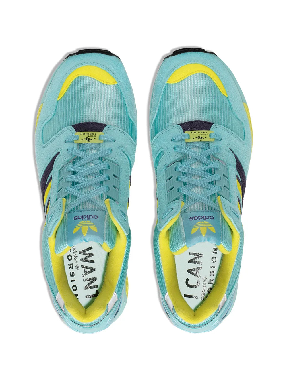 adidas Zx 8000 Two-Tone Suede Sneakers — Same as shown — Size US M 5.5 - US W 7 — Top View