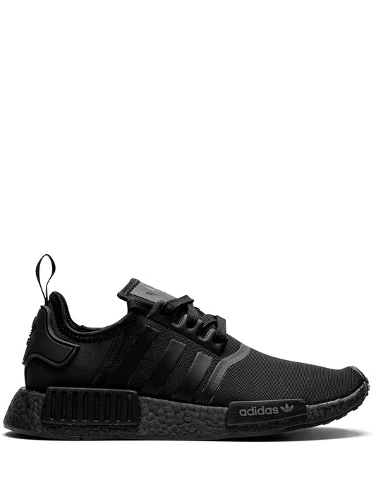 adidas Nmd R1 Triple Black Sneakers — Black — Size US M 4.5 - US W 6 — Front View