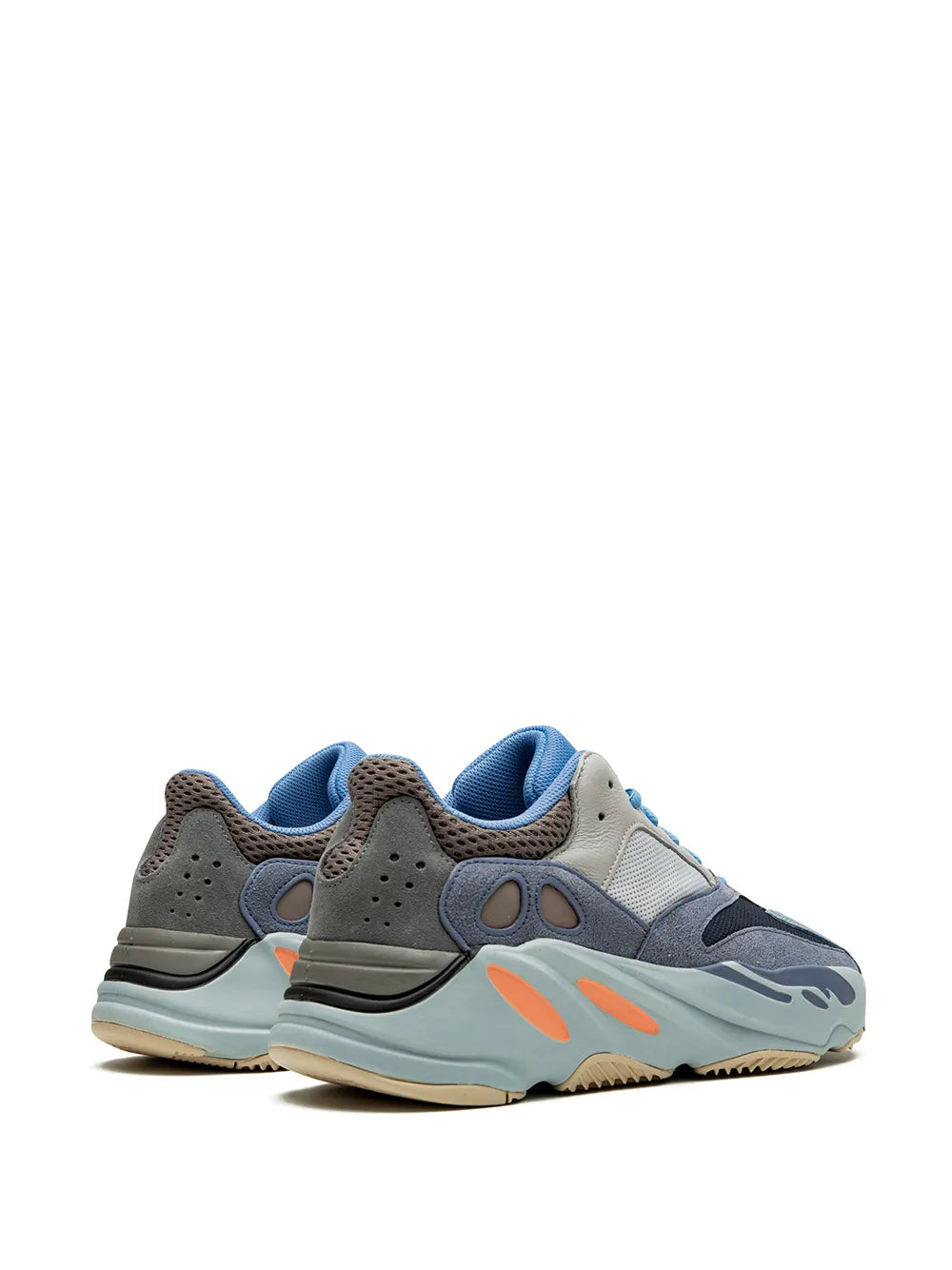 adidas Yeezy Boost 700 Carbon Blue Sneakers — Blue/Light Grey — Size US M 8.5 - US W 10 — Back View