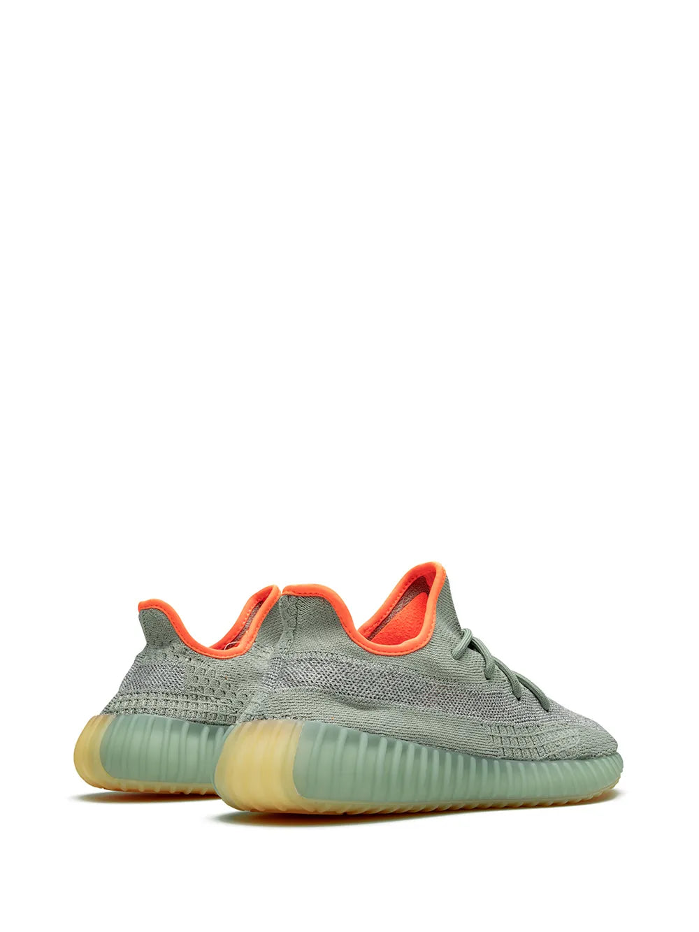 adidas Yeezy Boost 350 V2 Desert Sage Sneakers — Desert Sage — Size US M 5.5 - US W 7 — Back View