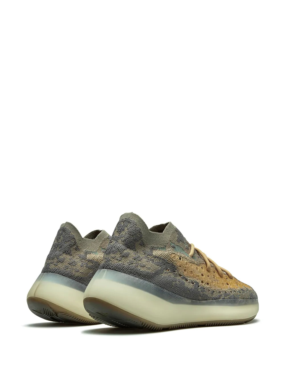 adidas Yeezy Boost 380 Mist Sneakers — Mist Grey — Size US M 8.5 - US W 10 — Back View