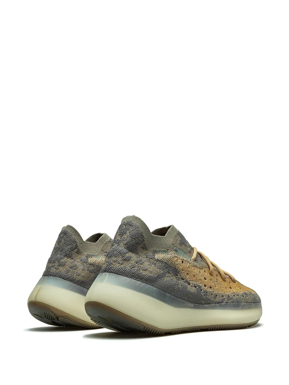 adidas Yeezy Boost 380 Mist Reflective Sneakers — Grey — Size US M 8.5 - US W 10 — Back View