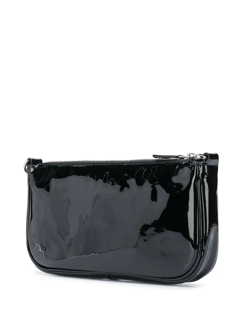 By Far Black Patent Shoulder Bag — Same as shown — Size One Size — Back View