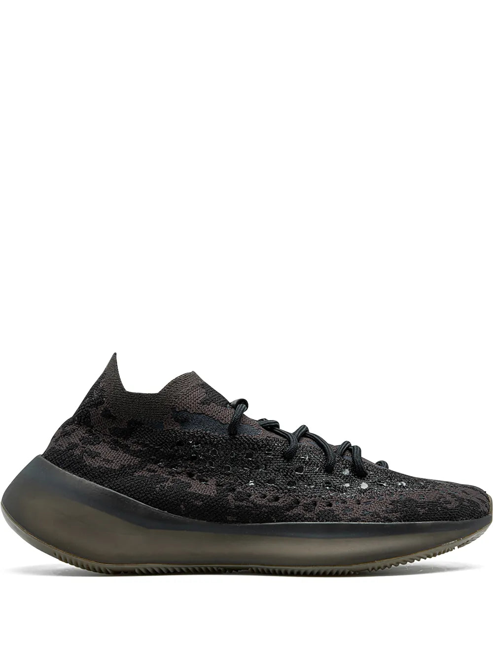adidas Yeezy Boost 380 Reflective Onyx Sneakers — Black — Size US M 8.5 - US W 10 — Front View