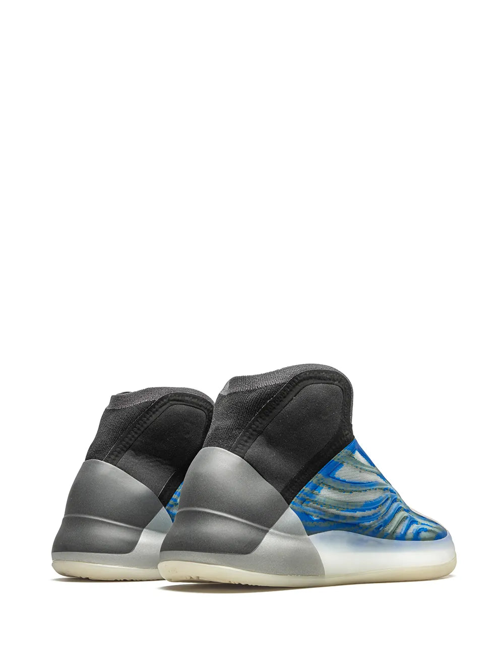 adidas Yeezy Bsktbl Frozen Blue Sneakers — Frozen Blue/Frozen Blue/Frozen Blue — Size US M 10.5 - US W 12 — Back View