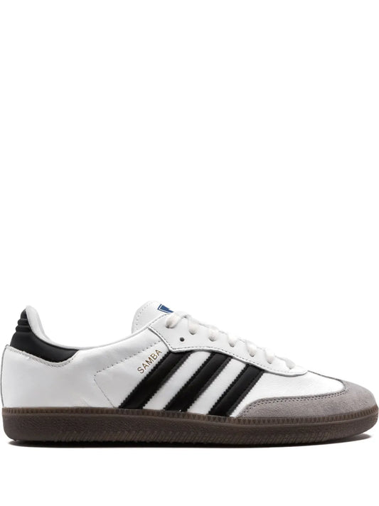 adidas Samba Og Cloud White/Core Black/Clear Granite Sneakers — Cloud White/Core Black/Clear Granite — Size US M 9.5 - US W 11 — Front View