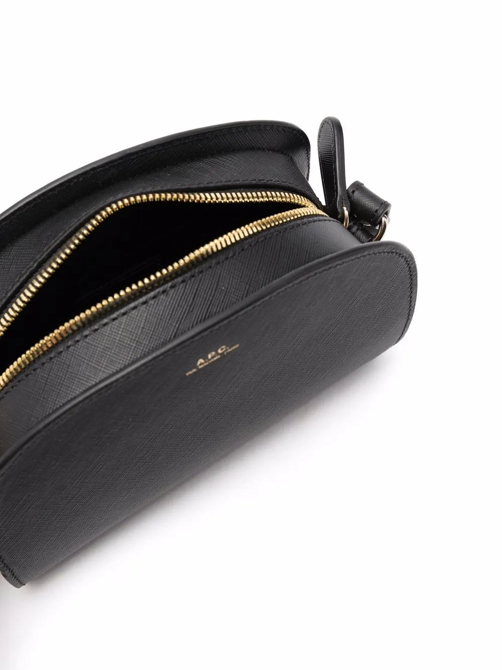 Apc Demi Lune Leather Shoulder Bag — Same as shown — Size One Size — Detail View