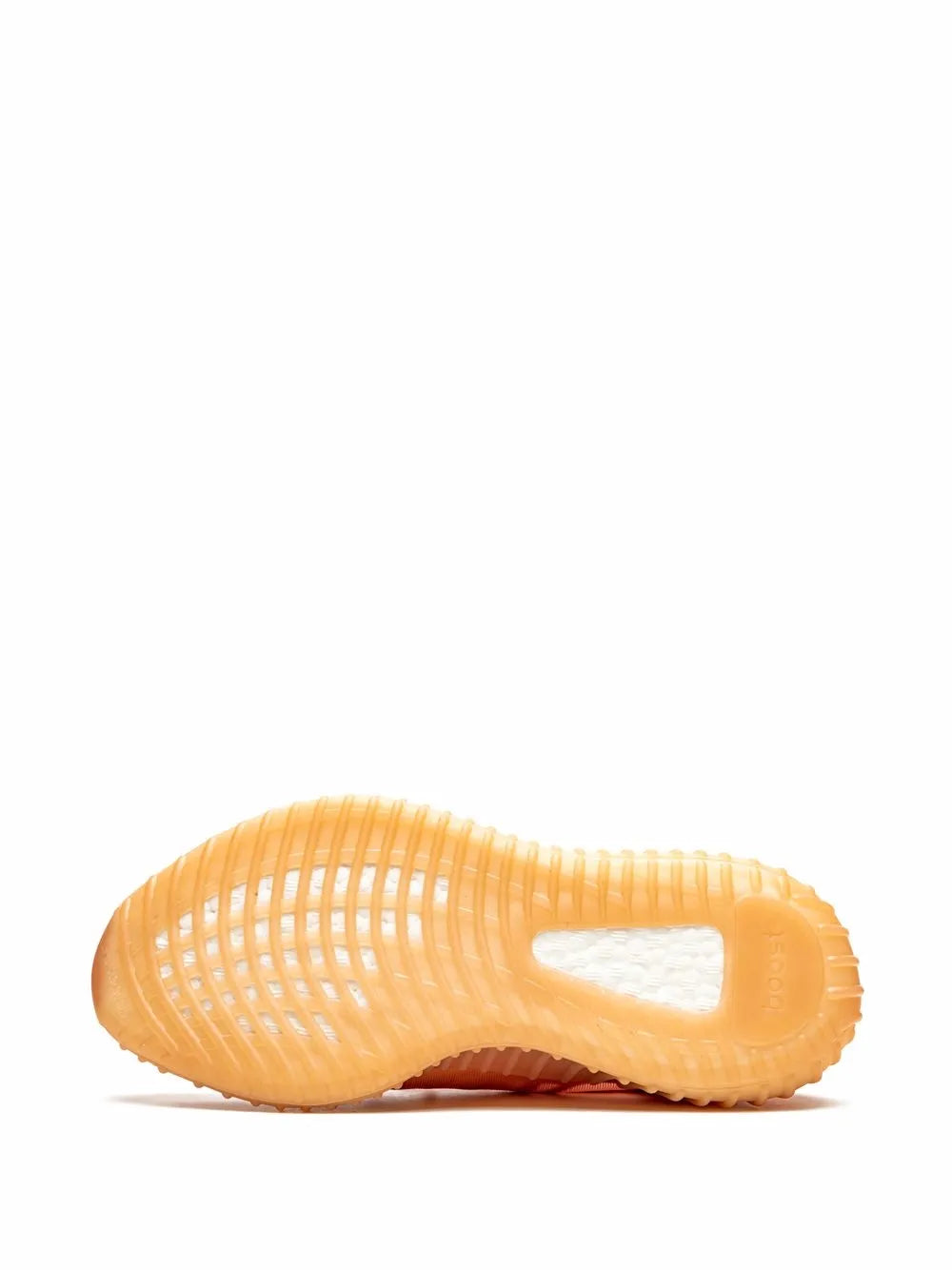 adidas Yeezy Boost 350 V2 Mono Clay Sneakers — Orange — Size US M 5.5 - US W 7 — Top View