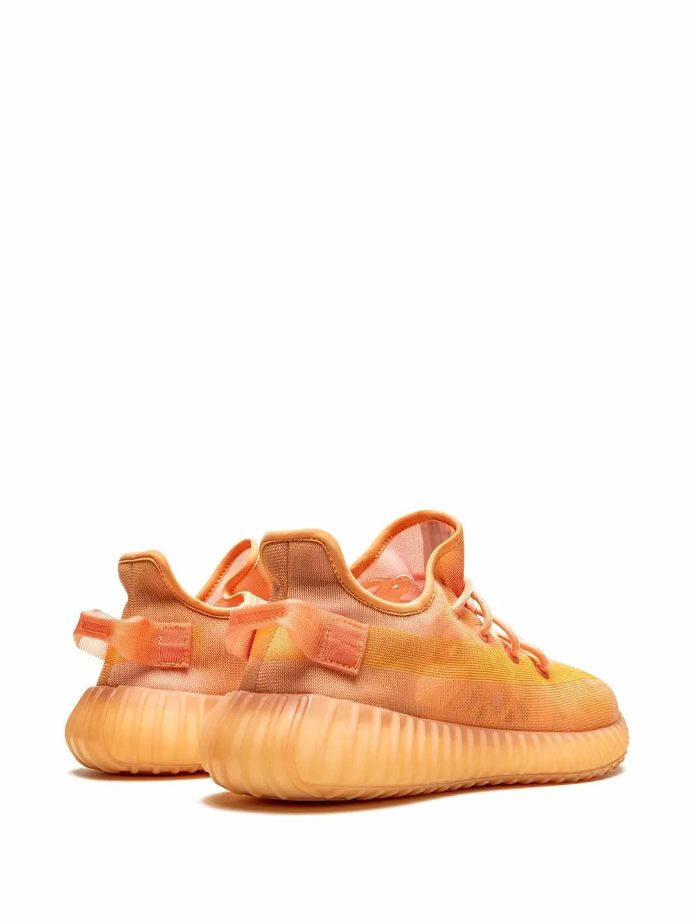 adidas Yeezy Boost 350 V2 Mono Clay Sneakers — Orange — Size US M 5.5 - US W 7 — Back View