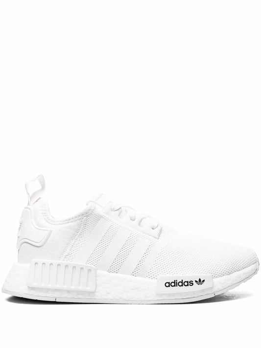 adidas Nmd_R1 Lace-Up Sneakers — White — Size US M 4.5 - US W 6 — Front View