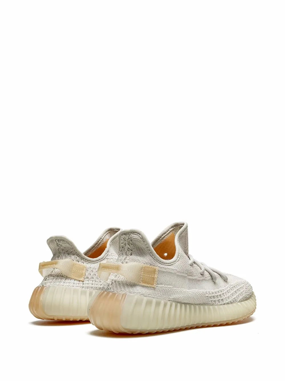 adidas Yeezy Boost 350 V2 Light Sneakers — Light Grey — Size US M 5.5 - US W 7 — Back View