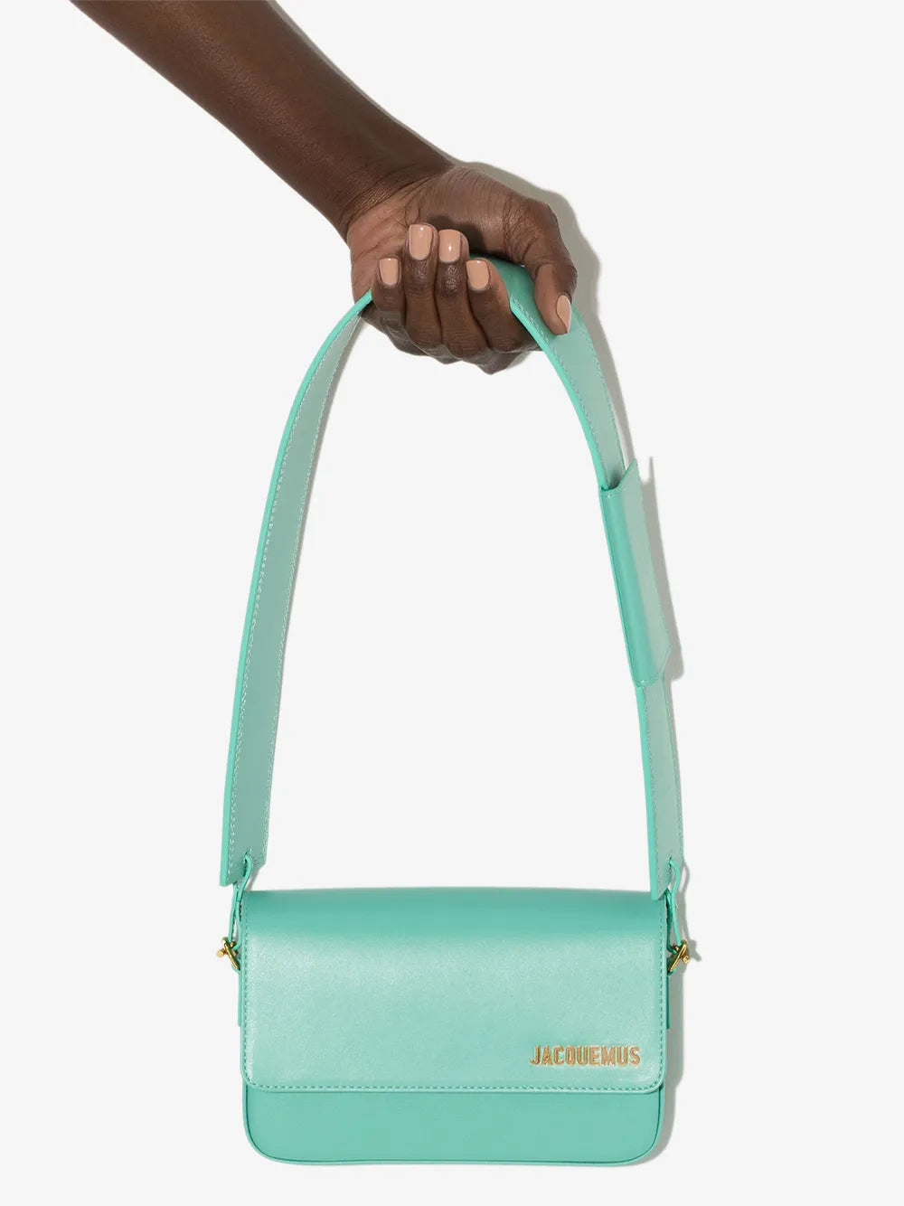 Jacquemus Le Carinu Leather Shoulder Bag — Same as shown — Size One Size — Top View