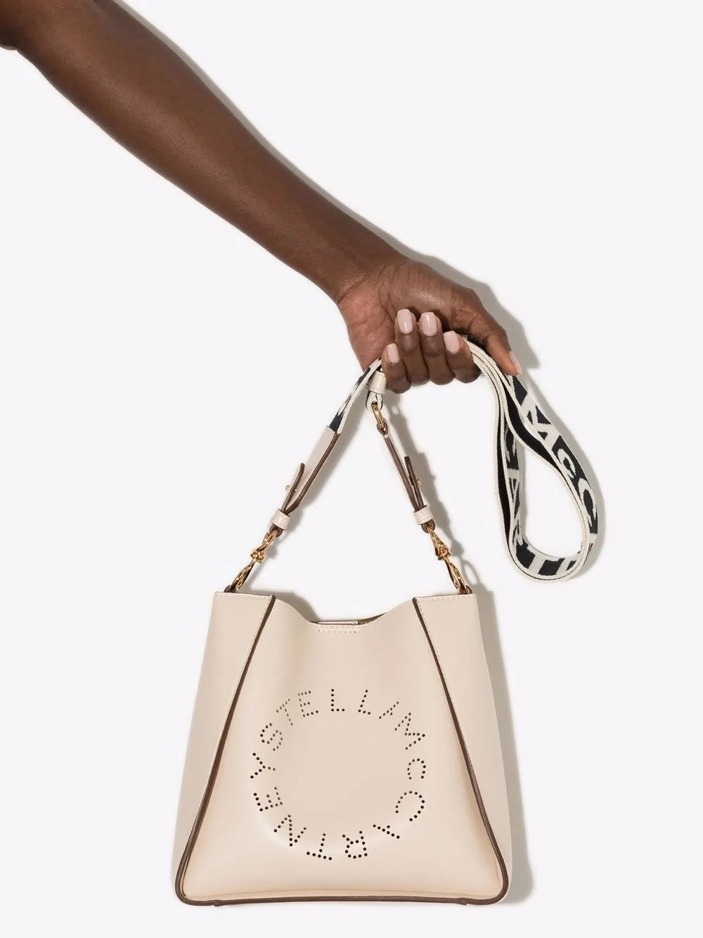 Stella Mccartney Mini Stella Logo Shoulder Bag — Same as shown — Size One Size — Top View