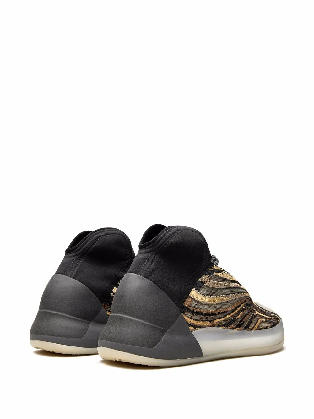 adidas Yeezy Quantum Amber Tint Sneakers — Contrasting Panel Detail — Size US M 3.5 - US W 5 — Back View