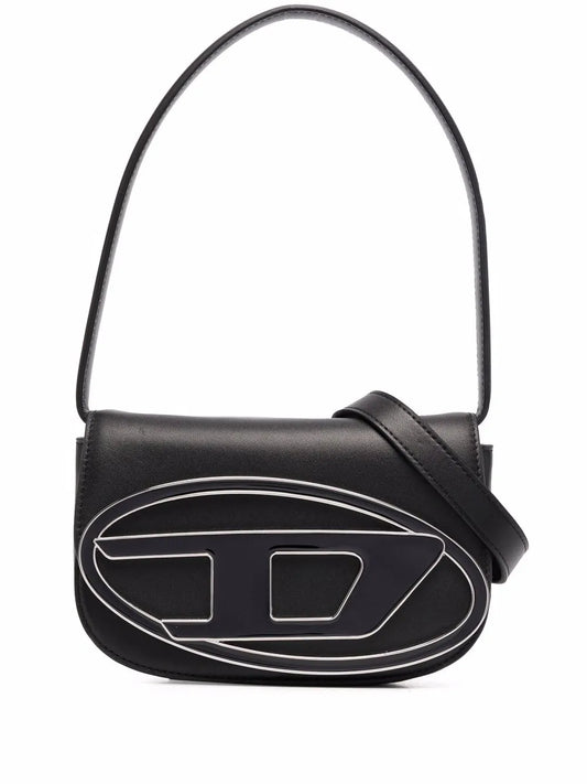 Diesel 1Dr Leather Shoulder Bag — Same as shown — Size One Size — Front View