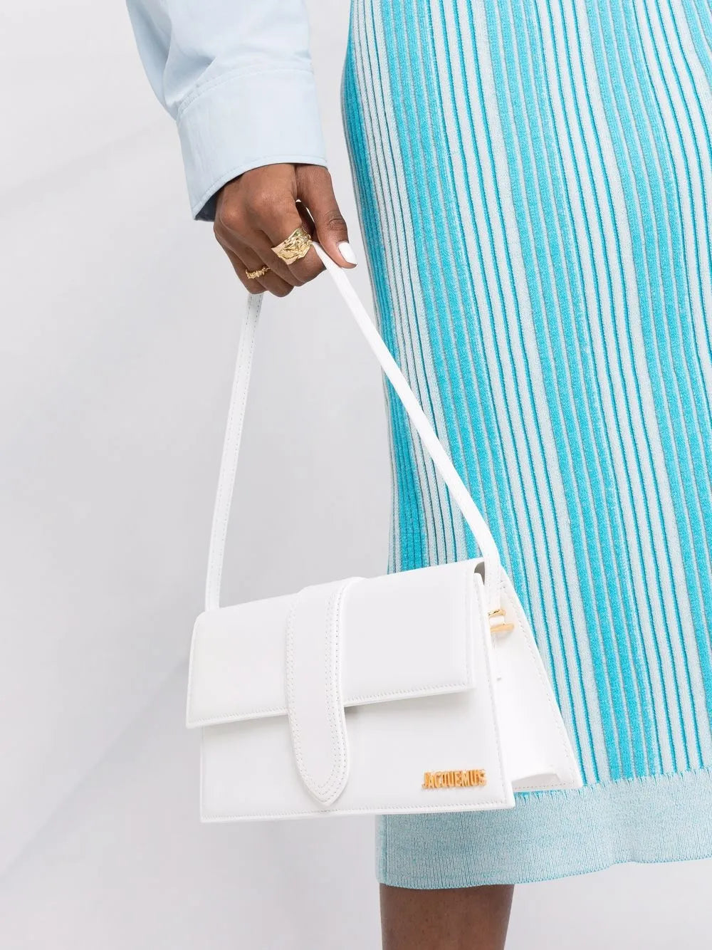 Jacquemus Le Bambino Long Shoulder Bag — Same as shown — Size One Size — Back View
