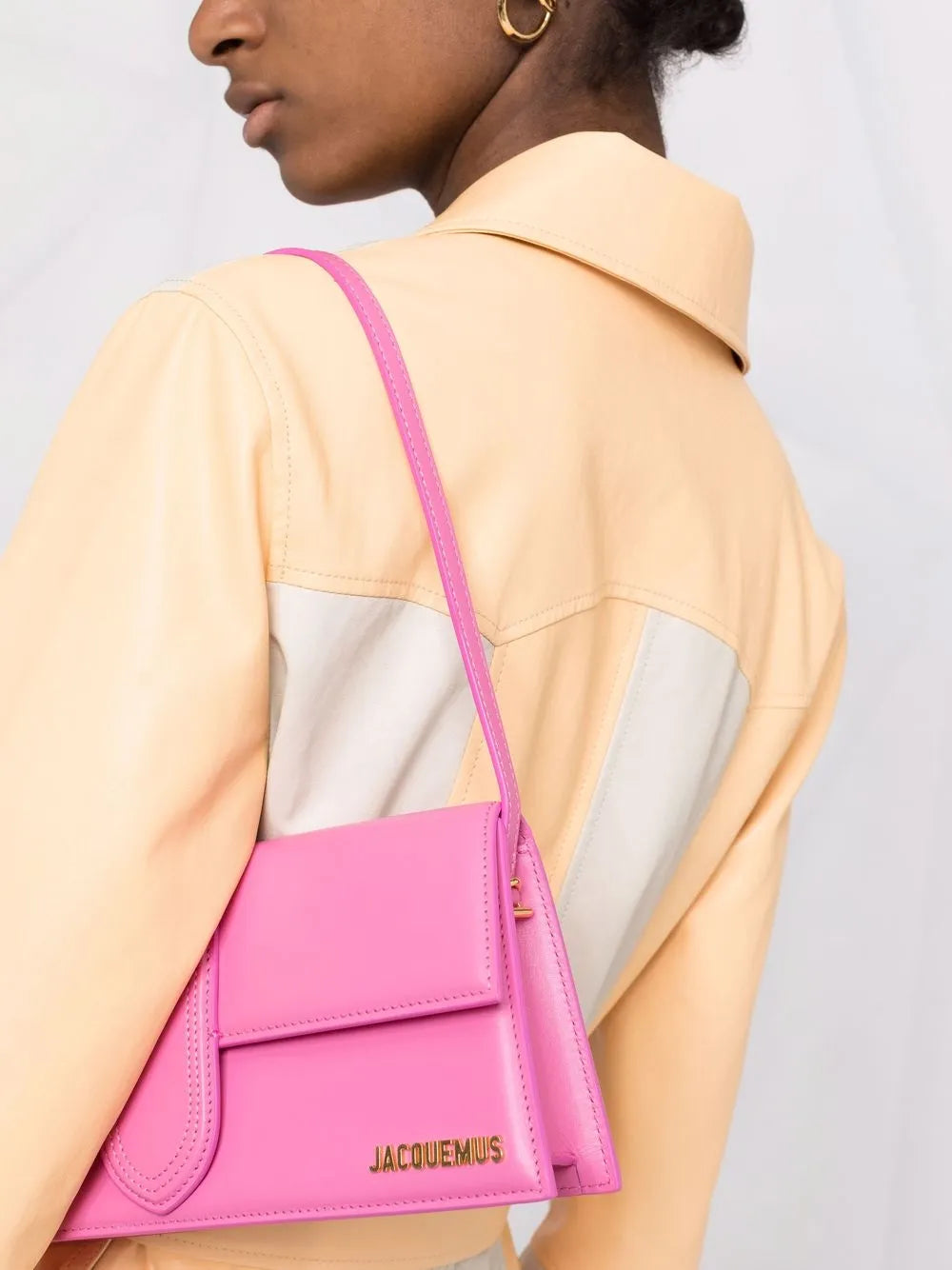 Jacquemus Le Bambino Long Shoulder Bag — Same as shown — Size One Size — Back View