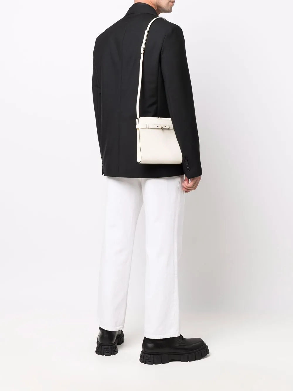 Valextra B Tracollina Cross Body Bag — Same as shown — Size One Size — Side View