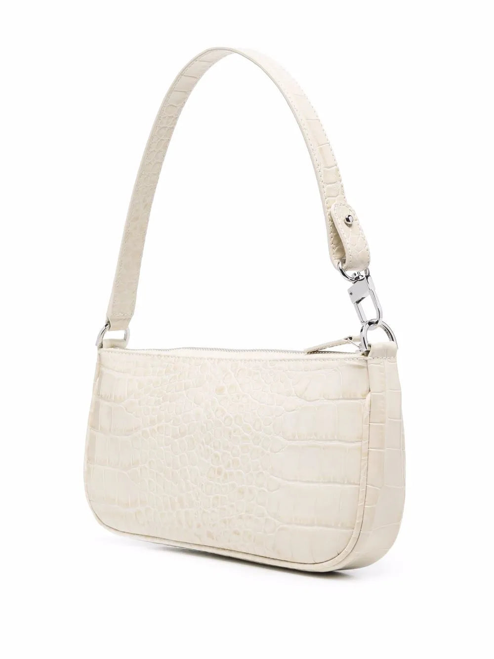 By Far Rachel Crocodille Effect Shoulder Bag — Same as shown — Size One Size — Top View