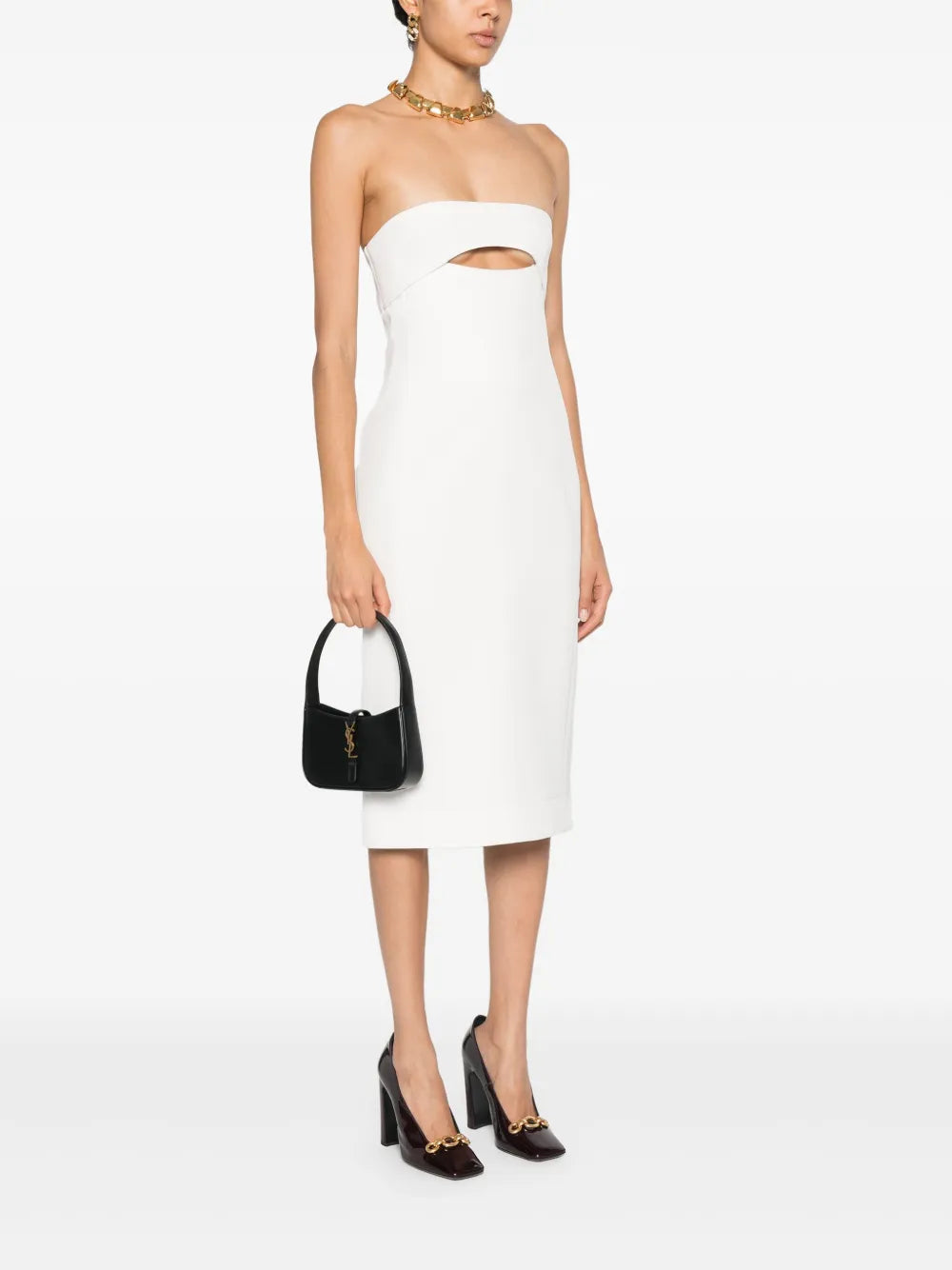 Saint Laurent Mini Le 5 A 7 Shoulder Bag — Same as shown — Size One Size — Side View