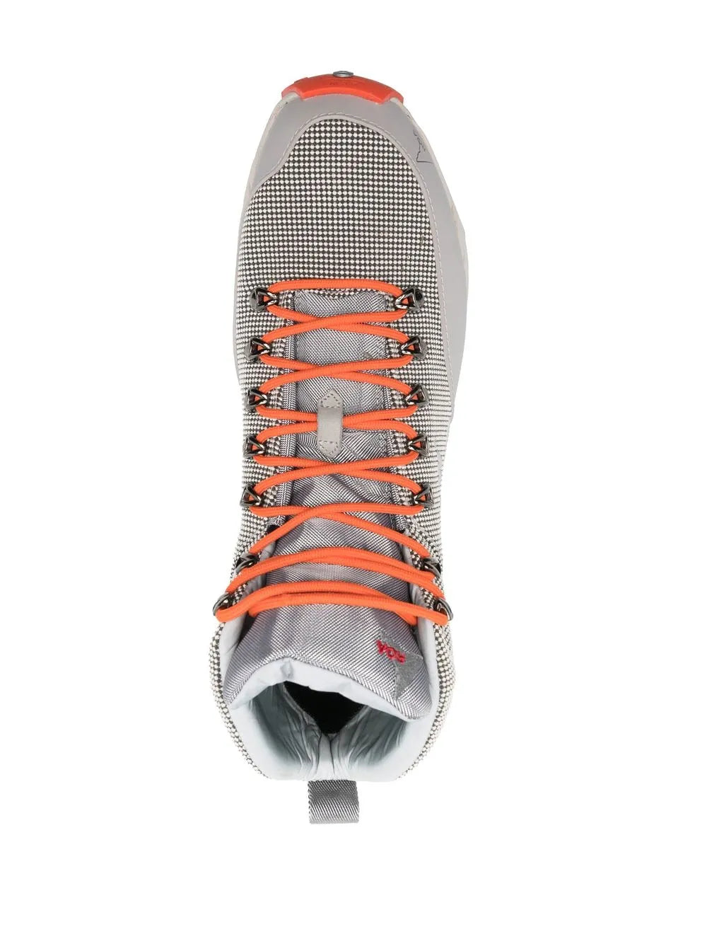 A-Cold-Wall* Logo-Print Mesh High-Top Sneakers — Same as shown — Size US M 11 - US W 12.5 — Top View