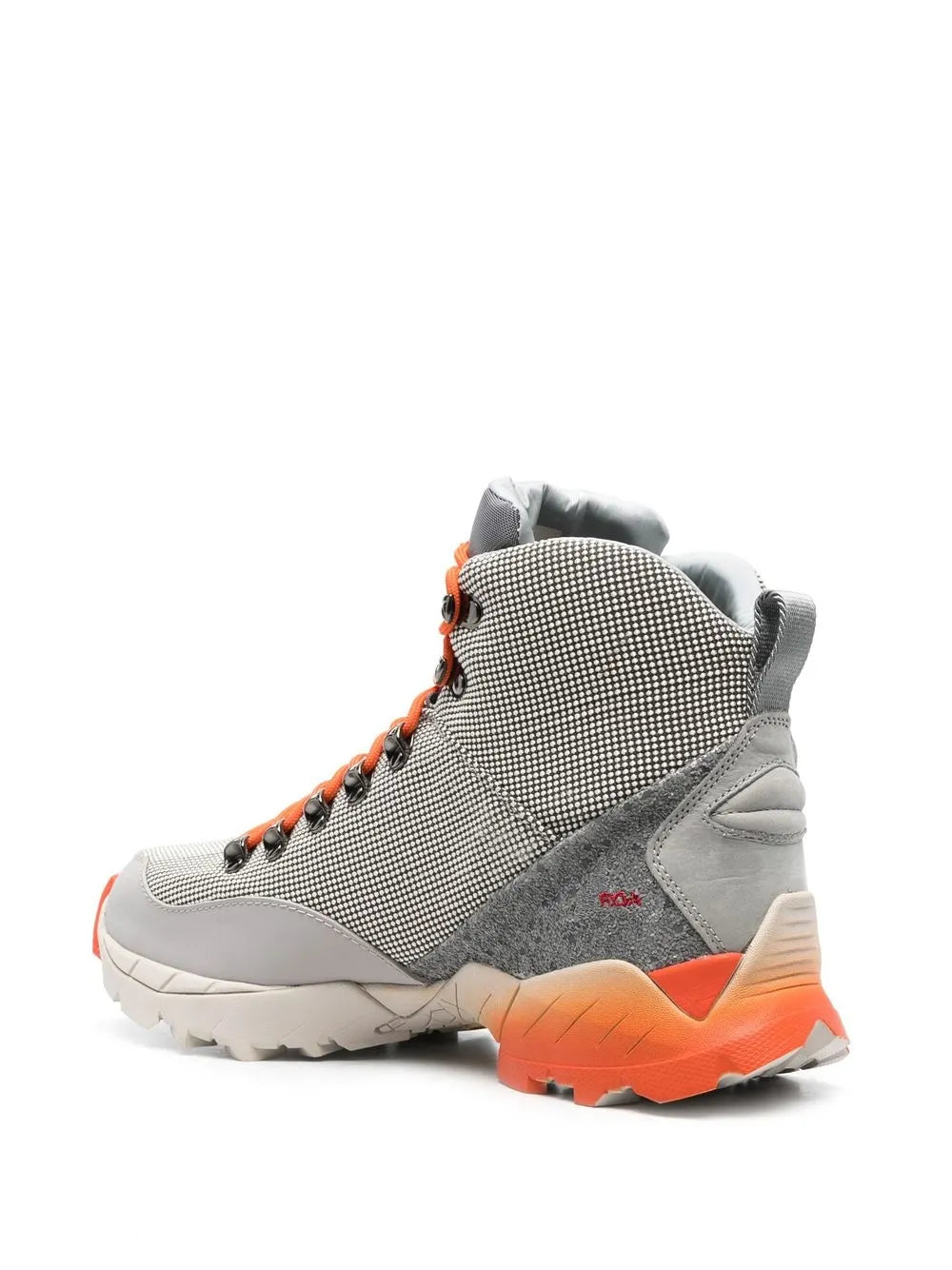 A-Cold-Wall* Logo-Print Mesh High-Top Sneakers — Same as shown — Size US M 11 - US W 12.5 — Back View