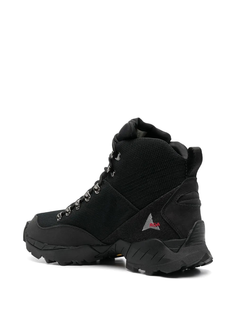 A-Cold-Wall* Logo-Print Mesh High-Top Sneakers — Same as shown — Size US M 10 - US W 11.5 — Back View