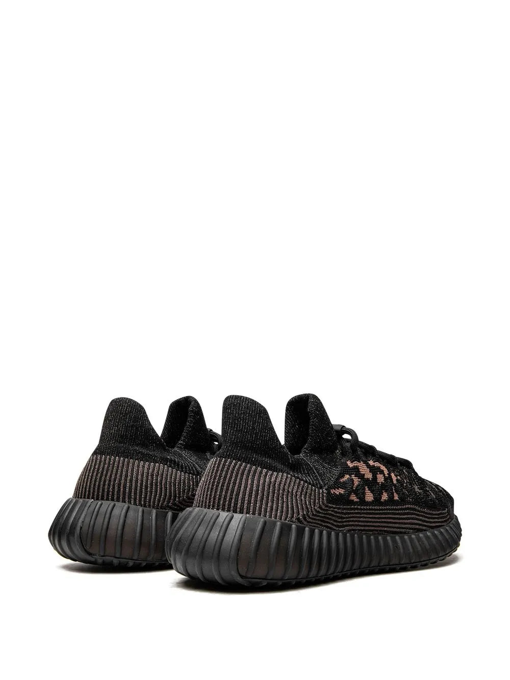 adidas Yeezy 350 Boost V2 Cmpct Slate Carbon Sneakers — Black — Size US M 6 - US W 7.5 — Back View