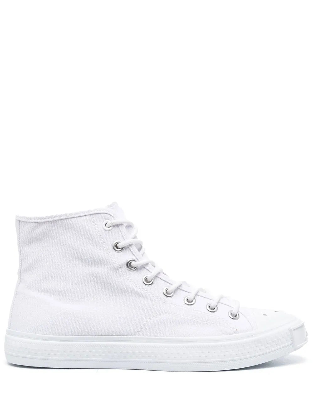 Acne Studios Lace-Up High-Top Sneakers — White — Size US M 11 - US W 12.5 — Front View