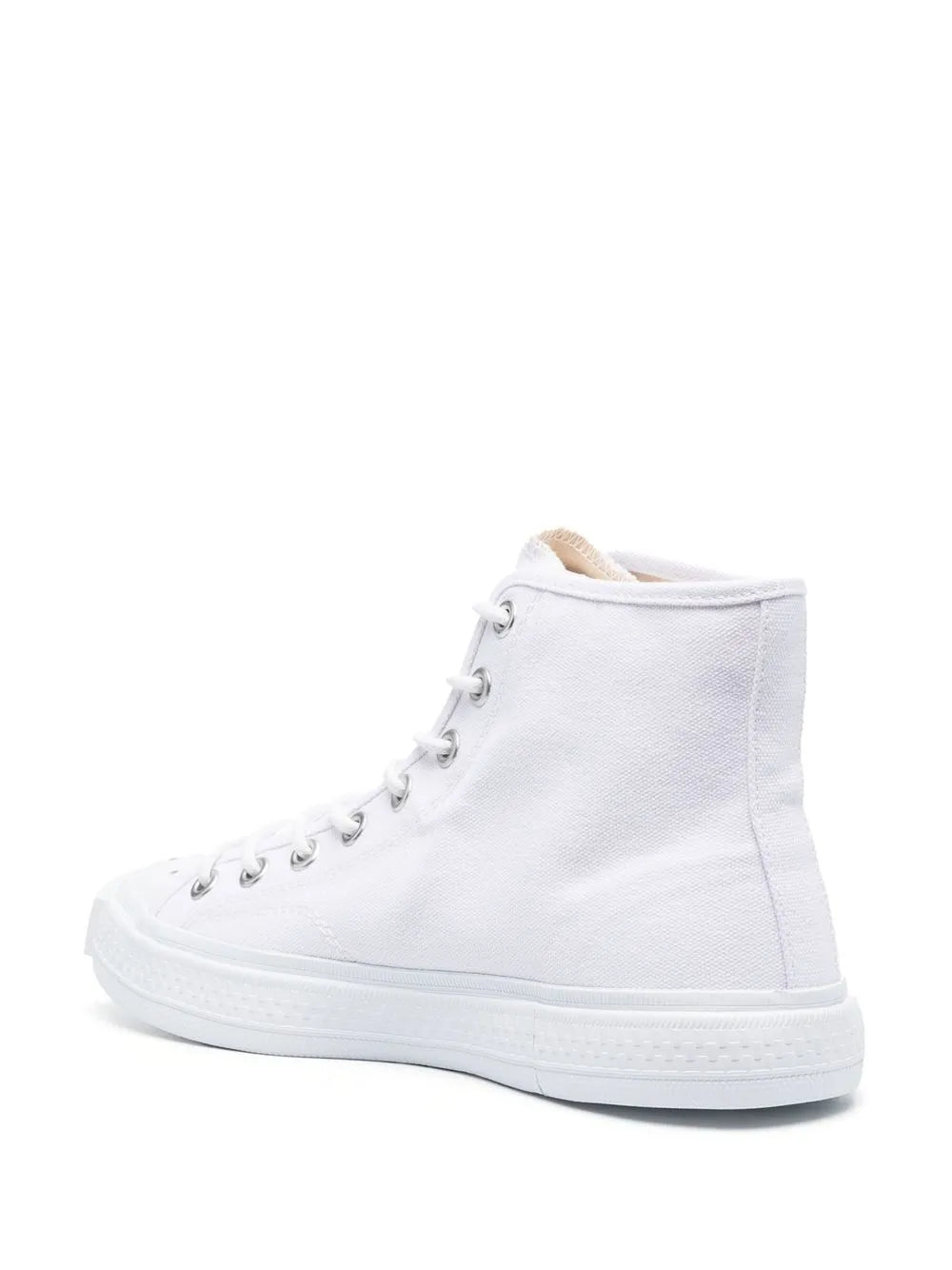 Acne Studios Lace-Up High-Top Sneakers — White — Size US M 11 - US W 12.5 — Back View