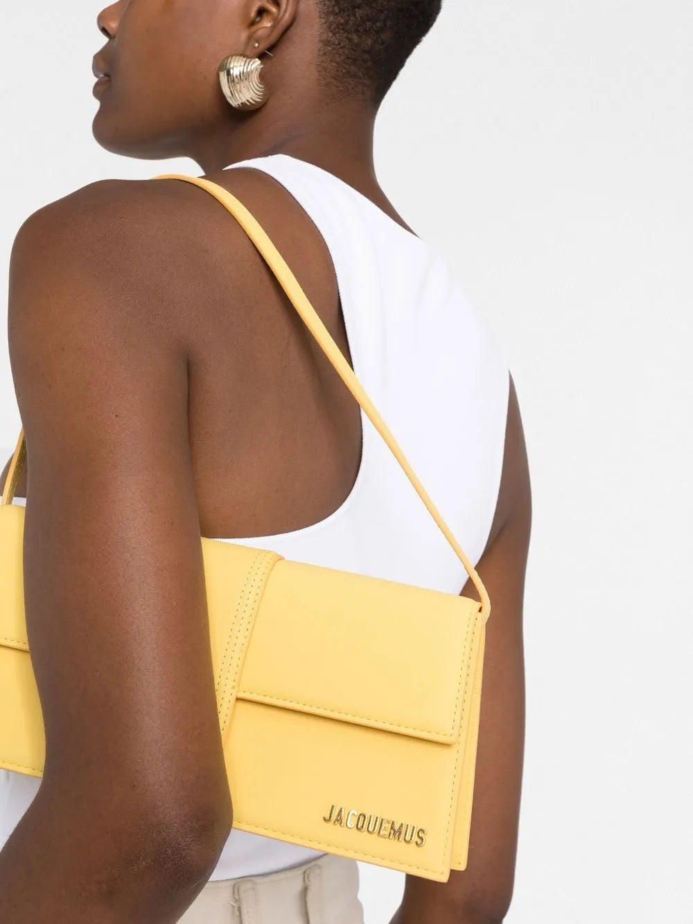 Jacquemus Le Bambino Long Shoulder Bag — Same as shown — Size One Size — Back View