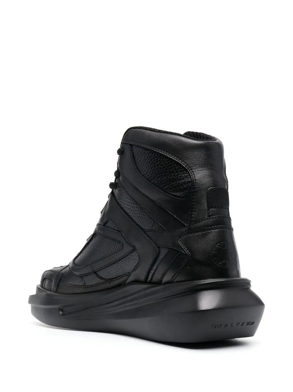 1017 Alyx 9Sm Lace-Up High-Top Sneakers — Same as shown — Size US M 3.5 - US W 5 — Back View