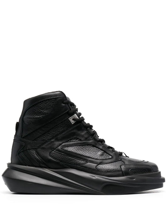 1017 Alyx 9Sm Lace-Up High-Top Sneakers — Same as shown — Size US M 3.5 - US W 5 — Front View