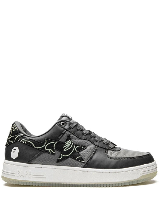 A Bathing Ape?Bape Sta #1 M2 Charcoal Sneakers — Same as shown — Size US M 3.5 - US W 5 — Front View