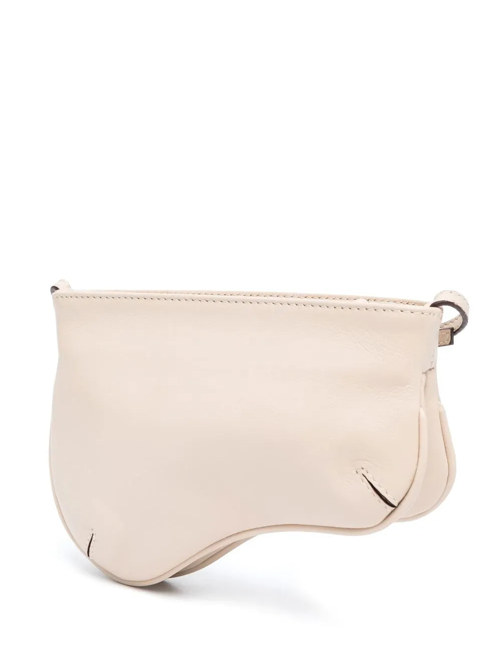 Manu Atelier Logo Detail Leather Shoulder Bag — Same as shown — Size One Size — Back View