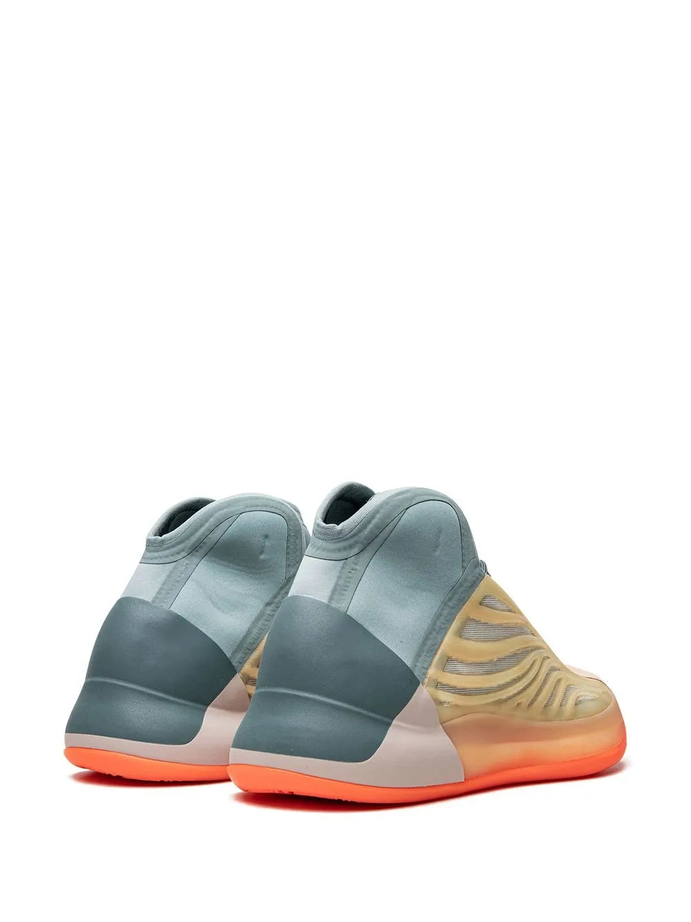 adidas Yeezy Quantum Hi-Res Coral Sneakers — Multicolour — Size US M 3.5 - US W 5 — Back View