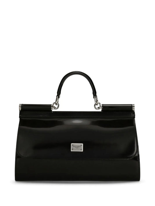 Dolce Gabbana Kim Dolcegabbana Sicily Leather Top Handle Bag — Same as shown — Size One Size — Front View