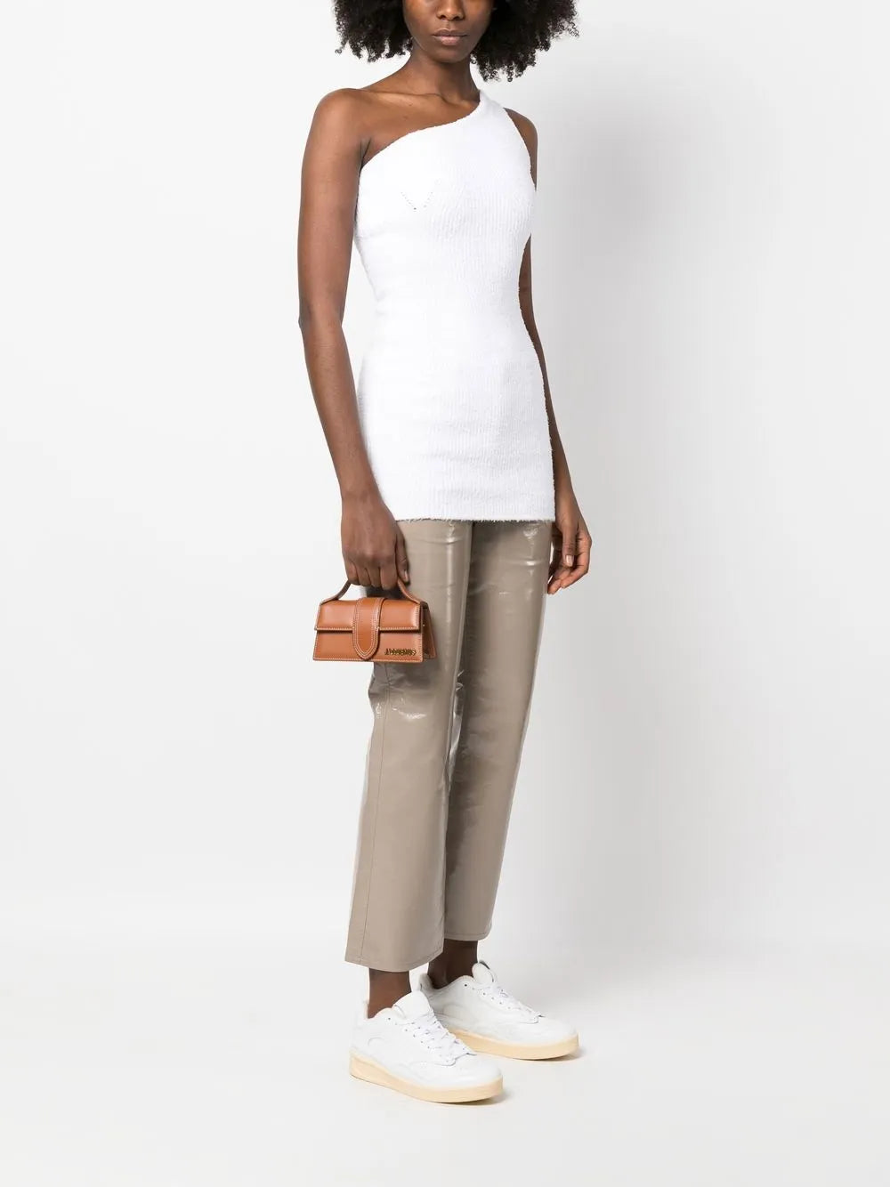 Jacquemus Le Bambino Leather Tote Bag — Same as shown — Size One Size — Side View