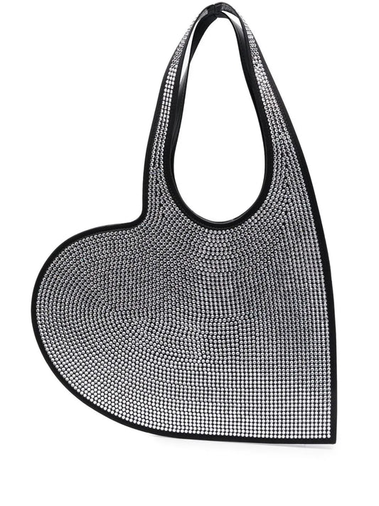 Coperni Rhinestone Embellished Shoulder Bag — Same as shown — Size One Size — Front View