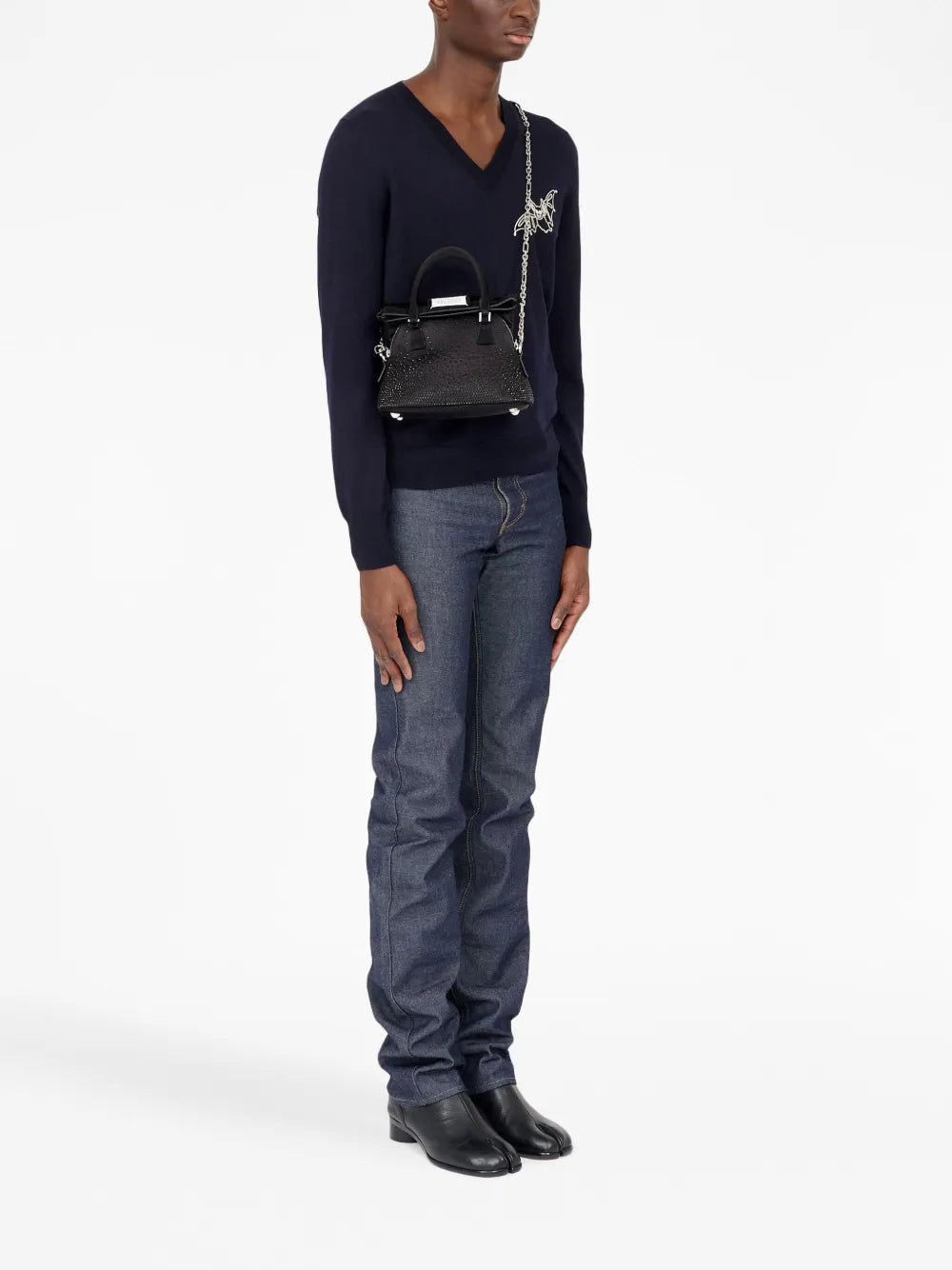 Maison Margiela Micro 5Ac Cinema Inferno Shoulder Bag — Same as shown — Size One Size — Side View