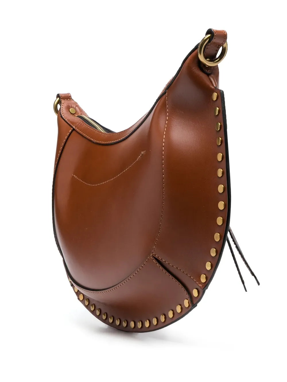Isabel Marant Naoko Studded Leather Shoulder Bag — Same as shown — Size One Size — Back View