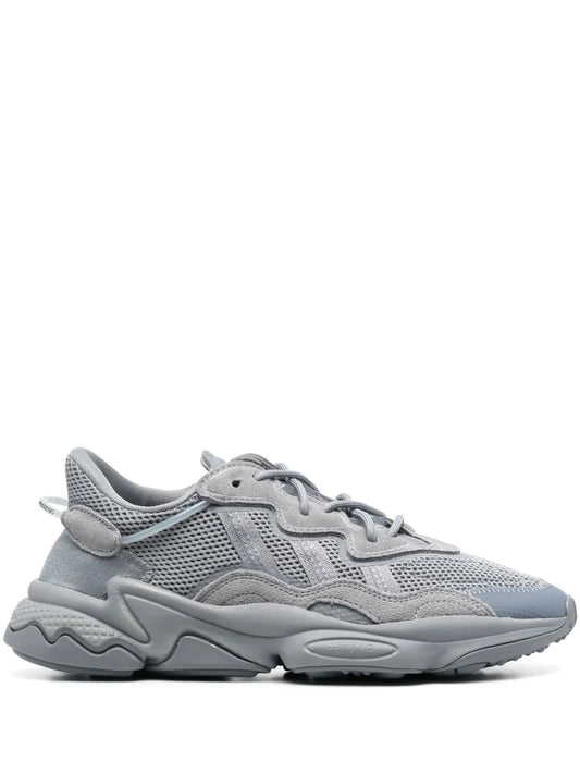 adidas Ozweego Low-Top Sneakers — Grey — Size US M 4.5 - US W 6 — Front View