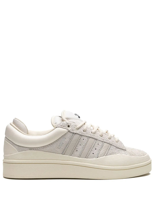 adidas X Bad Bunny Campus Cream Sneakers — Cream White — Size US M 8 - US W 9.5 — Front View