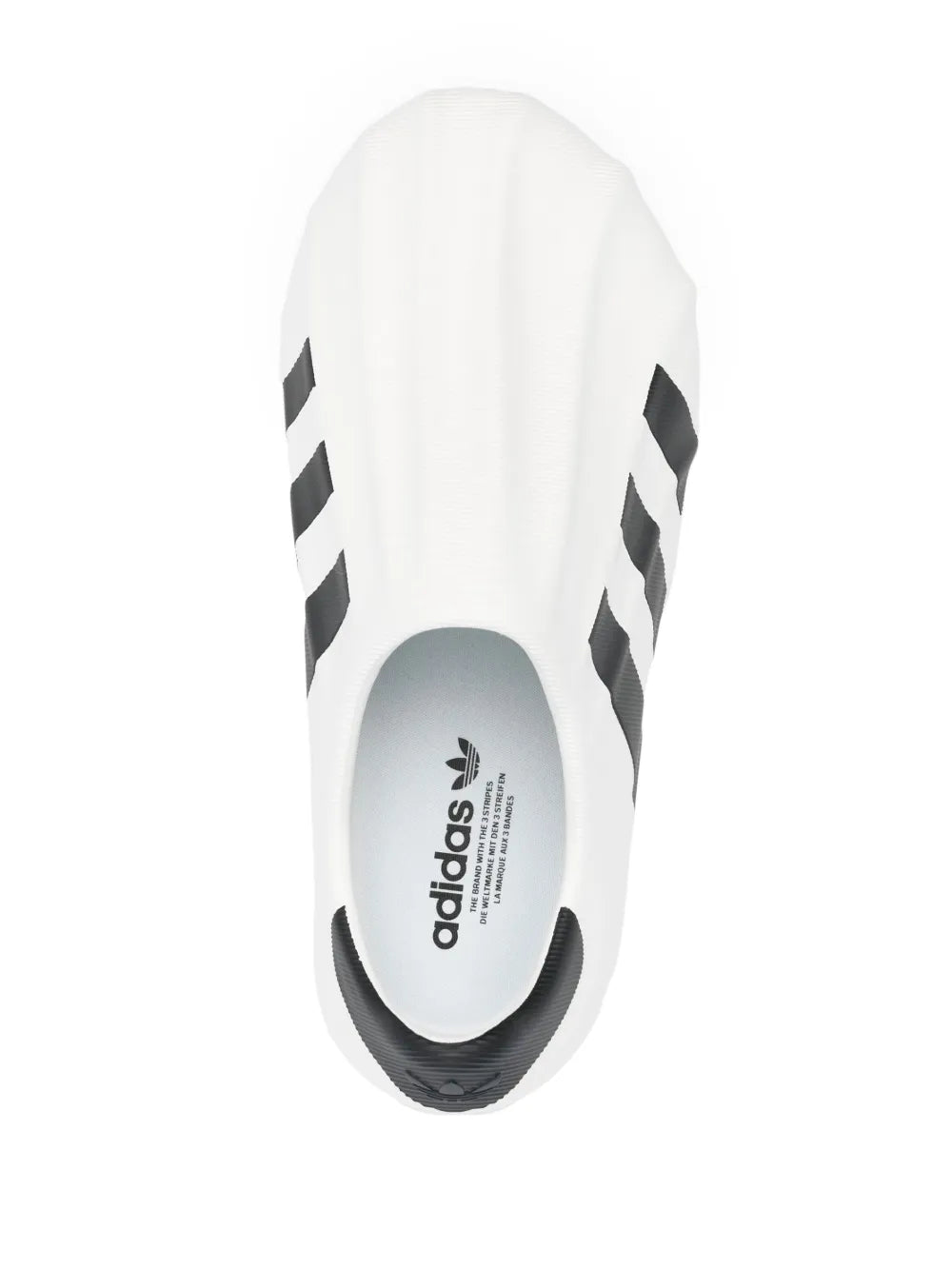 adidas Adiform Superstar Low-Top Sneakers — White/Black — Size US M 4.5 - US W 6 — Top View