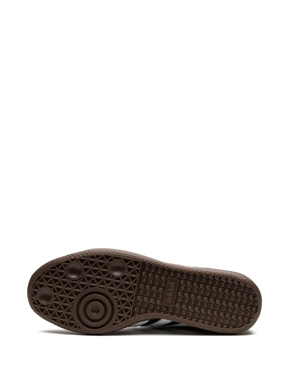 adidas Samba Low-Top Sneakers — Black/White — Size US M 10.5 - US W 12 — Top View